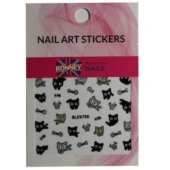 RONNEY - Naklejki na paznokcie NAILART STICKERS RN 209